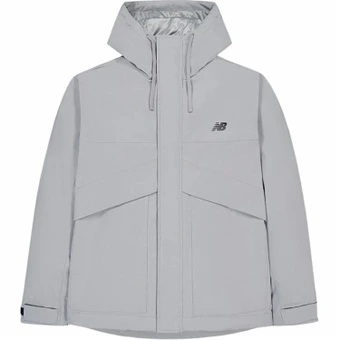 Куртка New Balance Silver Gray с молнией и капюшоном | Китай.рф