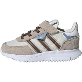 Детские низкие кроссовки Adidas Originals Retropy F2 коричневые | Китай.рф