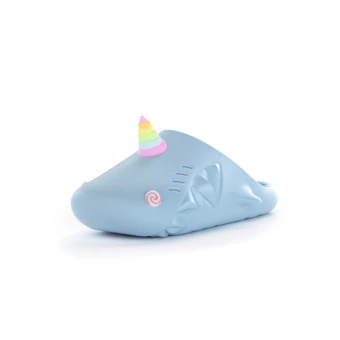Закрытые тапочки HelloSlippers Shark Müller Sharkicks Mule светящийся единорог | Китай.рф