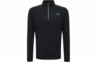 Толстовка The North Face мужская черная с полузамком | Китай.рф