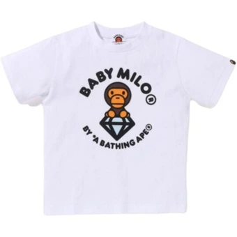 Футболка A BATHING APE белая детская | Китай.рф
