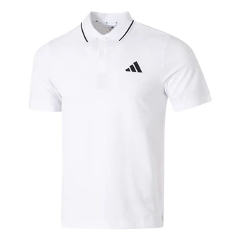 Поло рубашка Adidas SS25, мужская, белая | Китай.рф