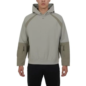 Толстовка Nike Dri-FIT серая мужская с капюшоном | Китай.рф