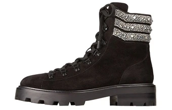 Ботинки Jimmy Choo Eshe Flat Combat, женские, черные | Китай.рф