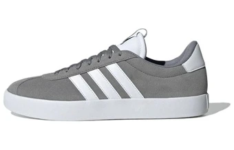 Кеды adidas VL Court 3.0 низкие, удобные, износостойкие, серо-белые, унисекс | Китай.рф