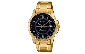 Часы мужские CASIO Standard MTP-V004G-1C с чёрным циферблатом | Китай.рф