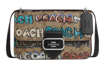 Сумка через плечо COACH Morgan 25 бежевая | Китай.рф