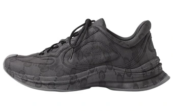 Кроссовки GUCCI Run Sneaker на толстой подошве 'GG Water Transfer Print - Black' | Китай.рф