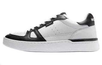 Кроссовки для скейтборда COACH Clip Leather Low top Skateboard Shoes Women's White | Китай.рф