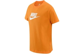 Футболка Nike для детей ярко-оранжевая с логотипом | Китай.рф
