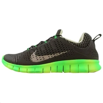 Кроссовки Nike Free Powerlines II 2 для бега черно-зеленые | Китай.рф