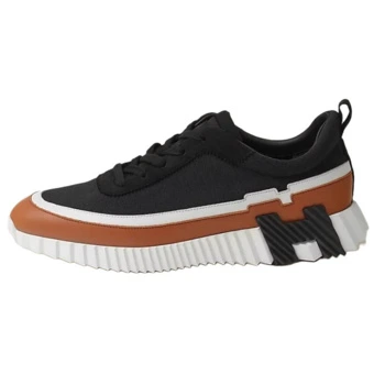 Кроссовки HERMES Bouncing низкие мужские черные | Китай.рф