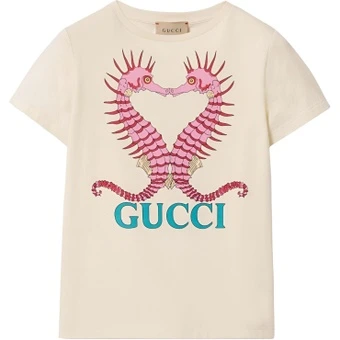 Футболка GUCCI T Shirt White Infant And Toddler | Китай.рф