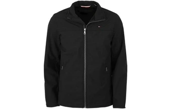 Куртка Tommy Hilfiger мужская черная с воротником-стойкой | Китай.рф