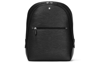 Рюкзак MONTBLANC Full Grain Cow Leather Backpack малый унисекс черный | Китай.рф