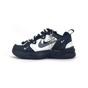 Кроссовки Nike Air Monarch 4 на толстой подошве, черно-белые, женские и мужские | Китай.рф
