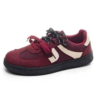 Кроссовки для скейтборда HUANQIU женские бордовые | Китай.рф