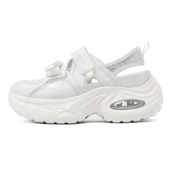 Кроссовки CAMEIDO Breathable Low Top Casual женские белые со стразами | Китай.рф