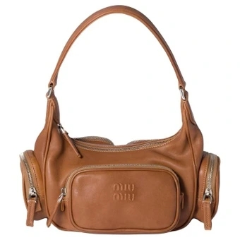 Сумка MIU MIU Leather Handbag женская карамель | Китай.рф