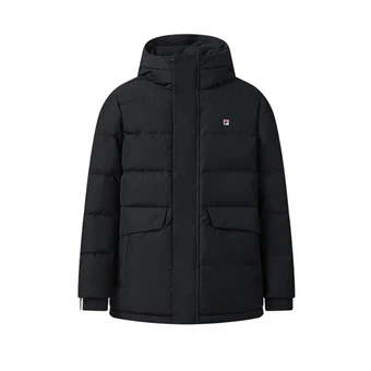 Пуховик FILA Heritage для мужчин, средний, синий | Китай.рф