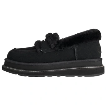 Лоферы Sacai x UGG Suede Loafers Unisex Black | Китай.рф