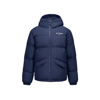 Пуховик Skechers FW25 с капюшоном, унисекс | Китай.рф