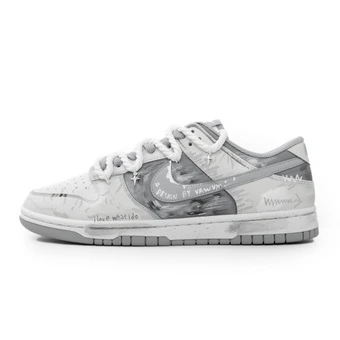 Кроссовки Nike Dunk Low Skateboard Shoes Мужские Серые | Китай.рф