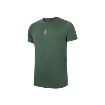 Футболка HOKA ONE ONE мужская зеленая | Китай.рф