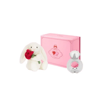 Кукла JELLYCAT Bunny Collection с колечком, плюшевая, 23 см | Китай.рф