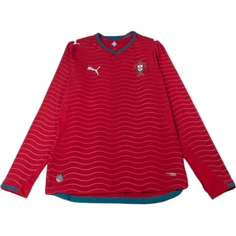 Футбольная майка PUMA Portugal National Team, мужская, красная, V-образный вырез | Китай.рф