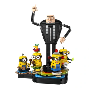Конструктор LEGO Набор Грю и миньоны из 839 деталей | Китай.рф