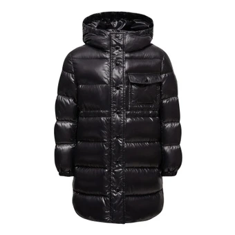 Детский пуховик Moncler длинный с капюшоном, тёплый | Китай.рф