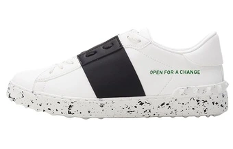 Кеды Valentino Open for a Change мужские бело-черные | Китай.рф