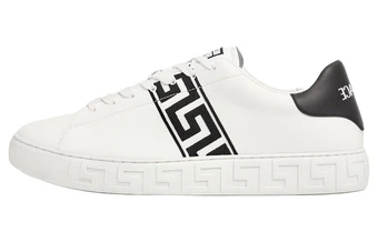 Кроссовки Versace Greca кожаные мужские белые | Китай.рф