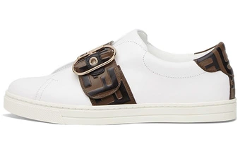 Кроссовки FENDI FF узор, спортивные, женские, белые | Китай.рф