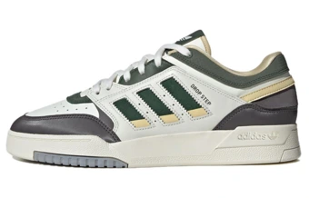 Кроссовки-кэжуал adidas originals Drop Step, унисекс, бело-зеленые | Китай.рф