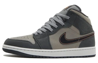 Кроссовки Jordan Air Jordan 1 Mid серые мужские в ретро-стиле | Китай.рф