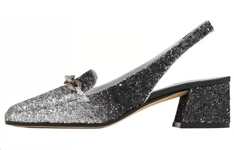 Туфли Jimmy Choo Tilda на каблуке 45 мм, черные, женские | Китай.рф