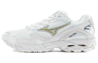 Беговые кроссовки Mizuno Wave Rider 10 с сетчатым верхом, унисекс, белые | Китай.рф