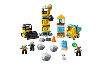 Конструктор LEGO City 10932 кран с подвесным грузом строительный набор | Китай.рф
