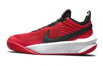 Кроссовки детские Nike Team Hustle D 10 красно-черные | Китай.рф