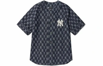 Джинсовая бейсболка-рубашка MLB New York Yankees унисекс темно-синяя | Китай.рф