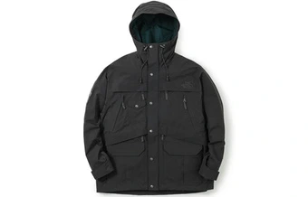 Ветровка THE NORTH FACE x INVINCIBLE с капюшоном унисекс черная | Китай.рф