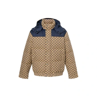 Пуховик GUCCI Gg Canvas Padded Jacket мужской | Китай.рф