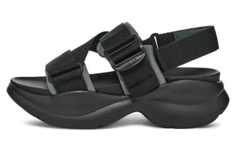 Пляжные сандалии UGG Fabric Beach, женские, черные | Китай.рф