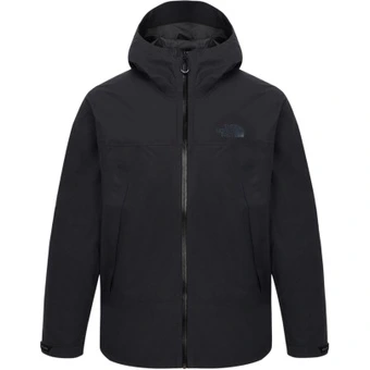Куртка мужская The North Face чёрная с логотипом на молнии | Китай.рф