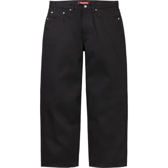 Джинсы Supreme Baggy Selvedge свободные черные | Китай.рф