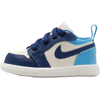 Обувь Jordan 1 Low для малышей, сине-белая | Китай.рф