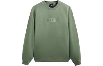 Свитшот KITH Cyber Monday Box Logo, вышивка, свободный крой, зеленый, унисекс | Китай.рф