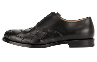 Туфли мужские Bottega Veneta черные кожаные | Китай.рф